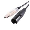 KUIQEO FENG GUO F/;TD/;1 USB to RS485 DMX in Port Serial Adapter Cable Compatible Marani DPA240P 2 in - 4 Out Sp/ea-ker Management System(5M,Black USB House) view 2