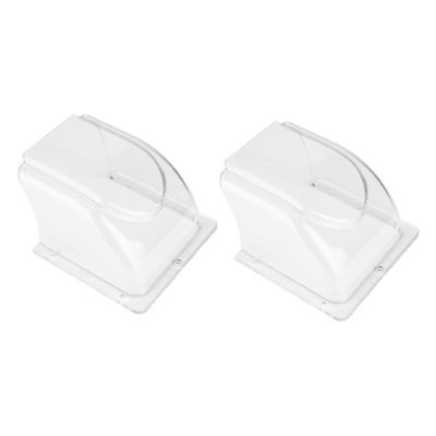 POPETPOP 2pcs Waterproof Doorbell Cover for Access Control Machines Rain Shield Weatherproof Protection for Fingerprint and Attendance Systems