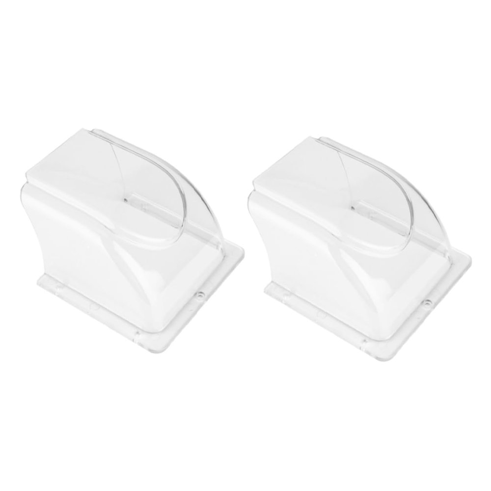 POPETPOP 2pcs Waterproof Doorbell Cover for Access Control Machines Rain Shield Weatherproof Protection for Fingerprint and Attendance Systems
