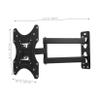 ABOOFAN Tv Wall Mount Stand Heavy Duty Iron Tv Mount Bracket Extendable for Corner Wall Mounting view 2