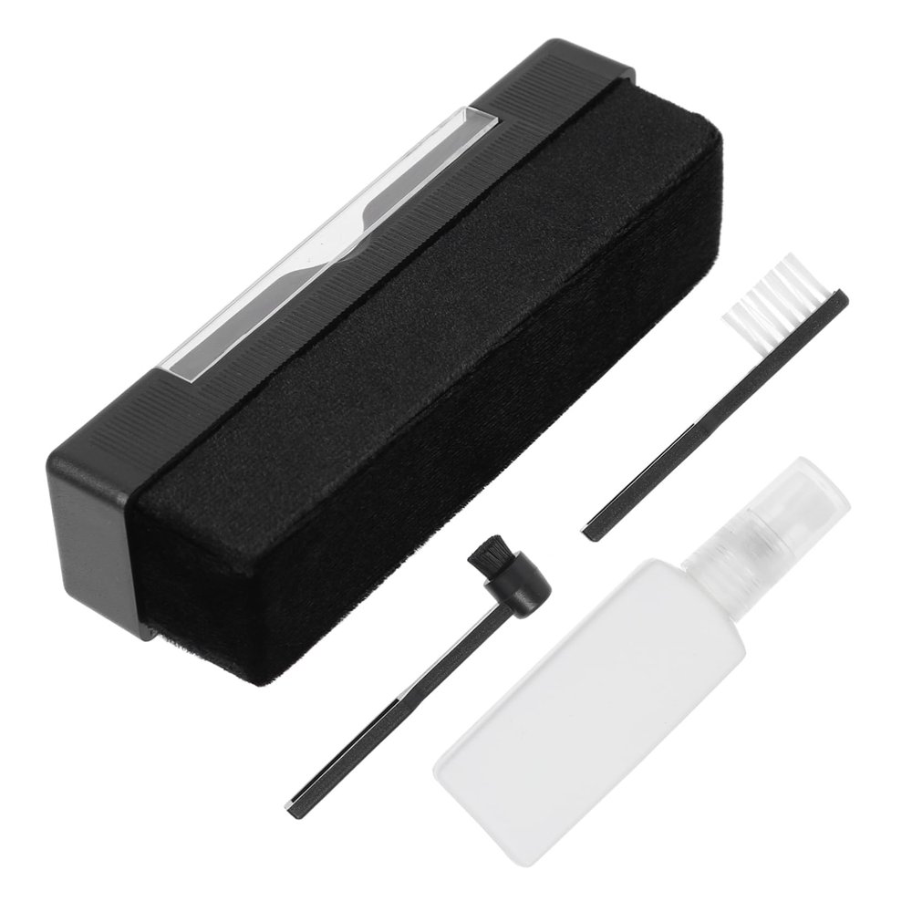 Balacoo 1set Vinyl Record Cleaning Brush Includes Cleaning Liquid and Brush for Maintaining Sound Quality for Turntables and Cd Players
