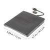 balacoo USB 3.0 External CD DVD Burner Optical Drive Portable Slot-in Drive for Laptops Desktops Black Compatible view 2