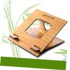balacoo Wooden Laptop Stand Portable Laptop Riser for Placing Rack Lightweight Design for Easy Storage and Use Compatible view 2