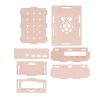 4 Beech Wood Case Small Molded Cooling Portable Holder view 1