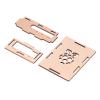 4 Beech Wood Case Small Molded Cooling Portable Holder view 2