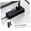 Mipcase 4-Port USB Hub USB 3.0 Splitter Adapter for Laptops Portable Data Hub Expansion Transfer Function for Travel and Office Use view 3