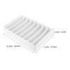 DIYEAH Mobile Phone Management Storage Box White Data Cable Organizer for Desk Floor Stylish Cord Management Tray to Conceal and Wires for Home Office view 2
