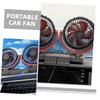 balacoo Usb Car Fan Adjustable Dual Cooling Fan for Vehicle Interior Compact and Quiet Design for Optimal Airflow for Cars Trucks and Rvs view 4