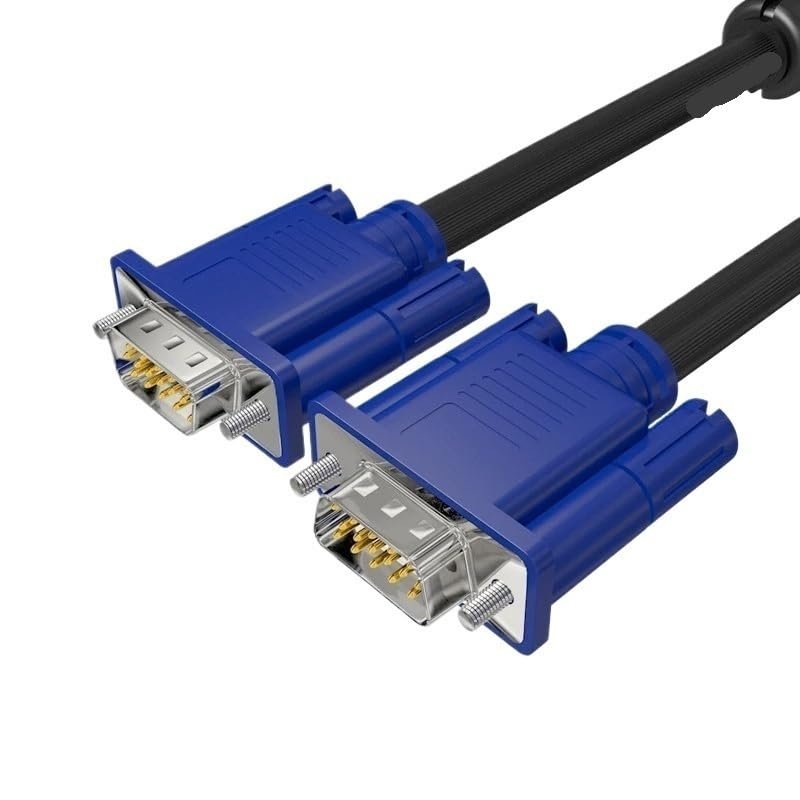 BOXUWFO HONGP 1080P to Cable 15 Pin Male to Male Extension Converter 3+6 Cord Copper Core Cable(5m)
