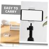 Lurrose 2pcs Tripod Cell Phone Holder Clip Secure and Stable Smartphone Mount for Live Streaming Photography Horizontal Vertical Support Compatible Smartphones view 3