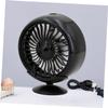 DIYEAH 1pc Adjustable Usb Car Dashboard Fan Strong Wind Vehicle Interior Cooler Quiet Easy to Install Compatible Usb Ports for Cars and Trucks Black view 3