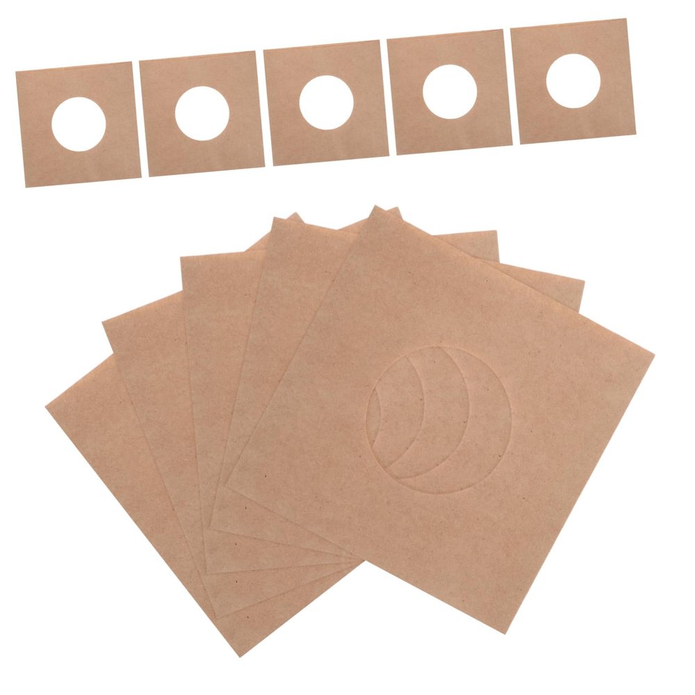Abaodam 10pcs Vinyl Record Bag Record Sleeves Inner Kraft Paper Album Covers for Travel Protection