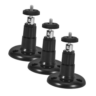 Hemobllo 3pcs Adjustable Wall Mount Bracket for Security Camera Easy Installation for Use and Weather-Resistant Viewing Angles Compatible Models