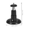 Hemobllo 3pcs Adjustable Wall Mount Bracket for Security Camera Easy Installation for Use and Weather-Resistant Viewing Angles Compatible Models view 2