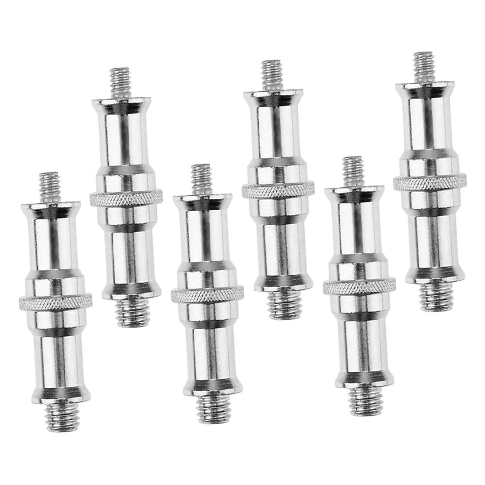 DOITOOL 6pcs Threaded Screw Adapters to Tripod Screw Converter Light Stand for Photography