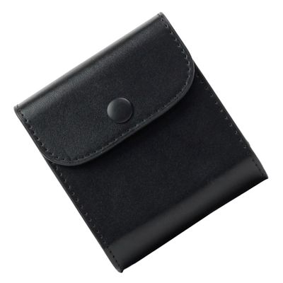 TEHAUX Pu Leather Photo Case for Square Instant Film Portable Film Holder Bag Buckle Fine Stitching and Water Resistance for Easy Storage and Protection of Your Memories