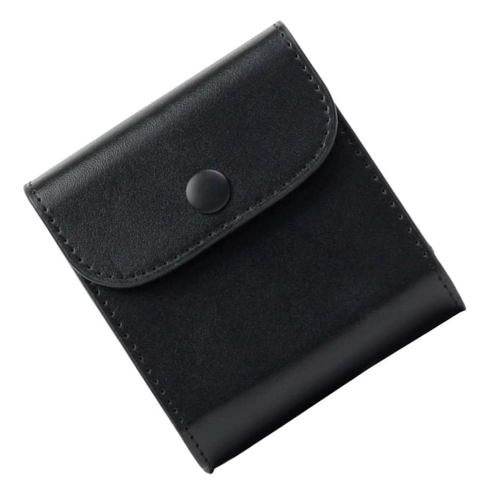 TEHAUX Pu Leather Photo Case for Square Instant Film Portable Film Holder Bag Buckle Fine Stitching and Water Resistance for Easy Storage and Protection of Your Memories