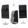 TEHAUX Pu Leather Photo Case for Square Instant Film Portable Film Holder Bag Buckle Fine Stitching and Water Resistance for Easy Storage and Protection of Your Memories view 2
