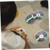 POPETPOP 50pcs Discs Hand Home Discs Decorative Discarded Blank Decoration Home Decor Disk for Shop Craft Plastic view 4