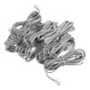 KAILIKETIY 10pcs Retractable Phone Cord Sturdy PVC Telephone Cable Pc Extension Cord for Office Home view 1