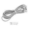 KAILIKETIY 10pcs Retractable Phone Cord Sturdy PVC Telephone Cable Pc Extension Cord for Office Home view 2
