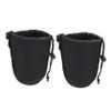 HOMOBABE 2pcs Shockproof Neoprene Camera Lens Pouch Bag Insulated Protector for Lenses Portable Elastic Design for Photographers The Go view 1