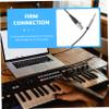 Toddmomy to Audio Adapter Cable for Video Recorders Female to Male Connector Flexible Design for Headphones and Audio Players Black view 3
