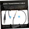 Toddmomy to Audio Adapter Cable for Video Recorders Female to Male Connector Flexible Design for Headphones and Audio Players Black view 4