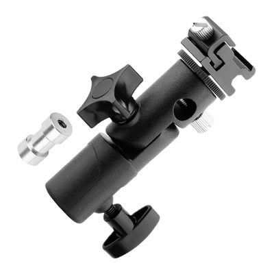 Balacoo Sturdy Flash Stand Adapter for DSLR Light Stands for Photography Mount Adapter Fixture Mounting Bracket