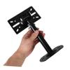 BESTOYARD Wall Mounted Speaker Stand Adjustable Wall Speaker Bracket Holder Heavy Duty Design for Stability Aesthetic Appeal Versatile Setup for Home Audio Decor view 4