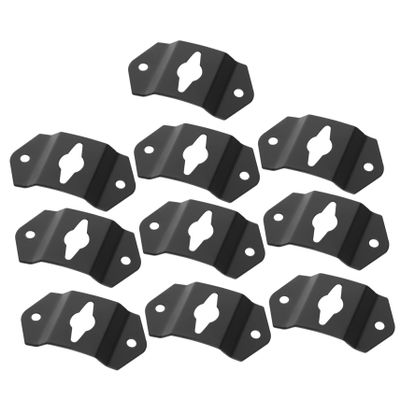 CHICAMPERA 20pcs Keyhole Speaker Brackets Heavy Duty Iron Wall Hanger Hooks for Secure Mounting Professional Design for Home Convenient Wall Storage