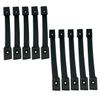 CHICAMPERA 10pcs Sturdy Subwoofer Handles Practical Outdoor Speaker Pull Handles for Audio Equipment Compatible Speakers Black Design view 1