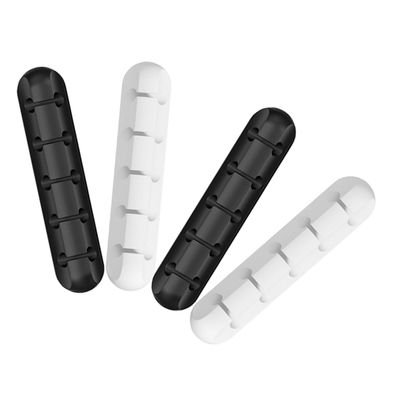 Ciieeo 4pcs Magnetic Cable Holder Slot Cord Keeper Wire Management System Cable Management Clips for Desk Home Office
