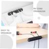 Ciieeo 4pcs Magnetic Cable Holder Slot Cord Keeper Wire Management System Cable Management Clips for Desk Home Office view 3