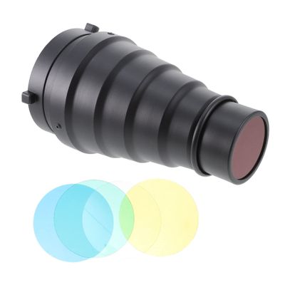 OSOLADY Set of Conical Flash Tube Honeycomb Grid Diffusers for Studio Photography