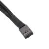 BOXUWFO HONGP 10 Inch 3 Way 4 Pin PWM Fan Splitter Cable for Computer ATX Case Cooling Fan view 4