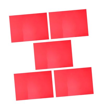 Balacoo 5 Sheets Color Change Filter Holographic Photography Transparency Film Light Filters Color-Absorbing Film Covers Transparent Correction Gel Filter Diffusion Lighting Gels Red