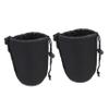 DOITOOL 2pcs Neoprene Camera Lens Pouch Protective Case for Dslr Lenses Moisture and Dust Resistant Portable Drawstring Design for Photographers view 1