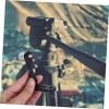 DOITOOL 2pcs Sturdy Metal Telescope Tripod Adapter Binocular Scope Mount Secure Connection Black Silver view 2