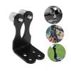 DOITOOL 2pcs Sturdy Metal Telescope Tripod Adapter Binocular Scope Mount Secure Connection Black Silver view 3