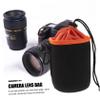 balacoo 4pcs Thick Dslr Camera Lens Pouch Drawstring Storage Bag for Outdoor Travel view 4