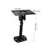 ABOOFAN Heavy Duty Adjustable Wall Speaker Holder Versatile Ceiling and Wall Mount Bracket for Box Speakers with Elegant Design Quick Installation Included view 2