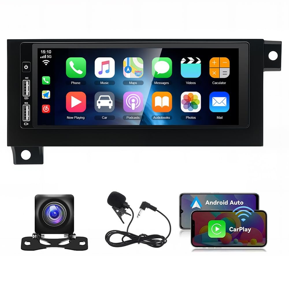 4+64G Android 14 Car Stereo Radio fits for 19942002 Dodge Ram 1500 2500 3500 for Cirrus 1995-2000 for Chrysler Town & Country 1990-2000 6.8 Touch Screen Car Stereo with CarPlay Android Auto GPS WiFi