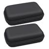 Uonlytech 2pcs Shockproof Eva Digital Accessory Organizer Case Portable Storage Bag for Hard Drives Chargers Disks Memory Cards and Compact Design view 1