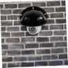 BELLIFFY 2pcs Outdoor Camera Protection Cover Waterproof Black Camera Rain Shield Dustproof and Sunshade Shelter for Garden and Patio view 3