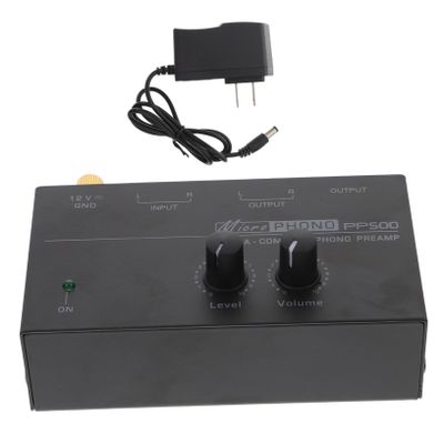 POPETPOP Stereo Amp Turntable Preamp Phono Preamp for Record Player Home Audio Us Plug