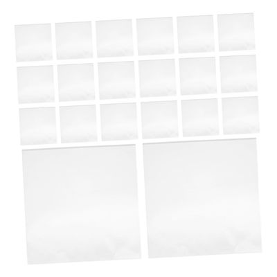 LAPYAPPE 24pcs Protective Vinyl Record Sleeves Outer Covers for Modern Design Plastic Bags for Record Storage