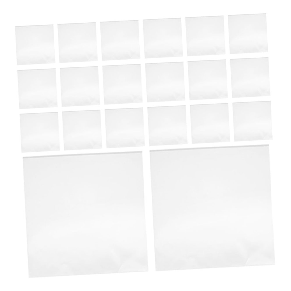 LAPYAPPE 24pcs Protective Vinyl Record Sleeves Outer Covers for Modern Design Plastic Bags for Record Storage