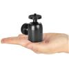 TEHAUX 2pcs Rotating Metal Camera Gimbal Tripod Tilt Head Multi-use Camera Mount Adapter Black Sturdy Build view 4