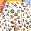 100pcs Bearded Dragon Stickers for Kids Waterproof Decals for Water Bottles Laptop Luggage Computer Scrapbooking Teens Adults Girls Kids Funny Party Birthday Decorations view 3